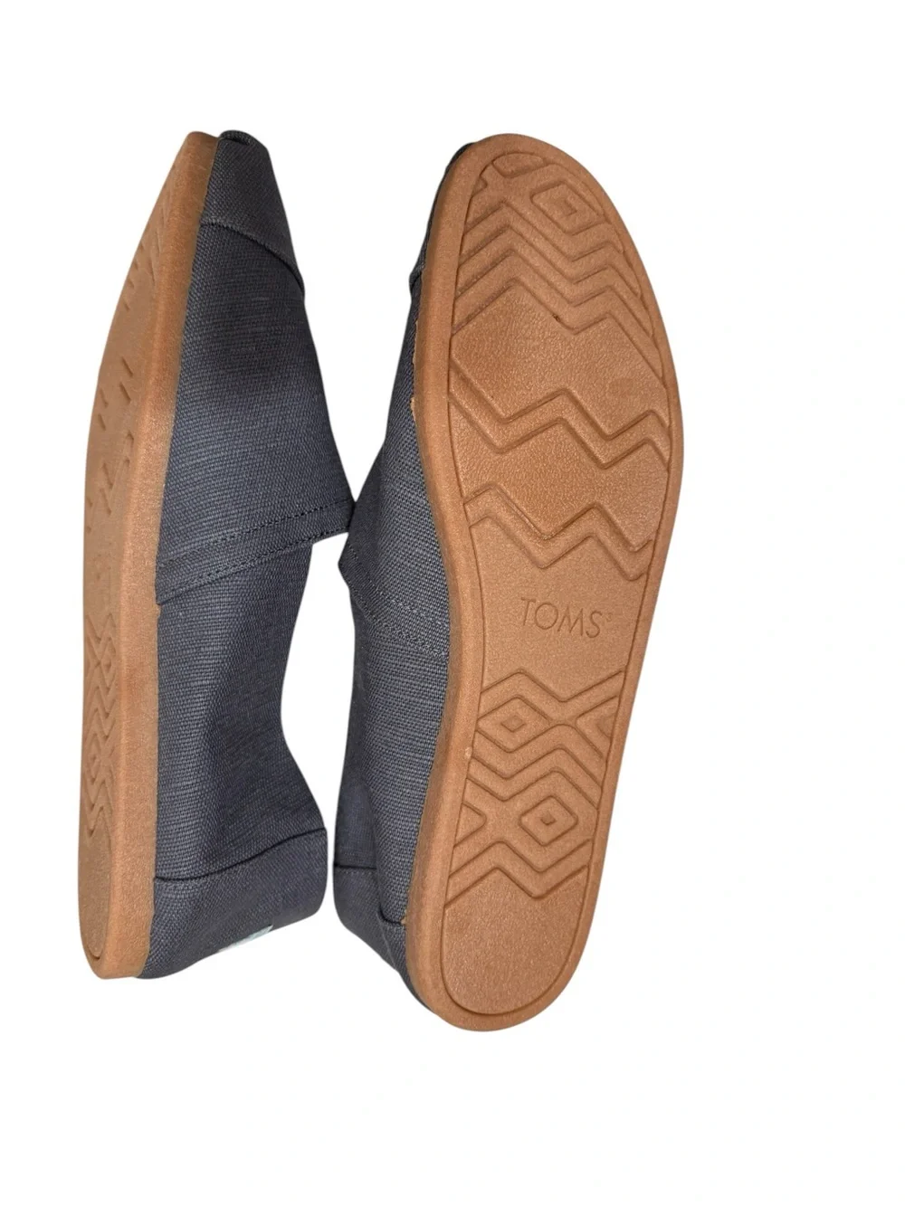 TOMS Men’s Alpargata Blue Canvas Slip-On Flats size 11.5